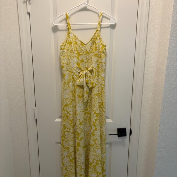 MSK Maxi Sundress Size Small Yellow EUC - Picture 3 of 9